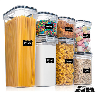 Zallure ClearView Pantry Set (7-Piece)